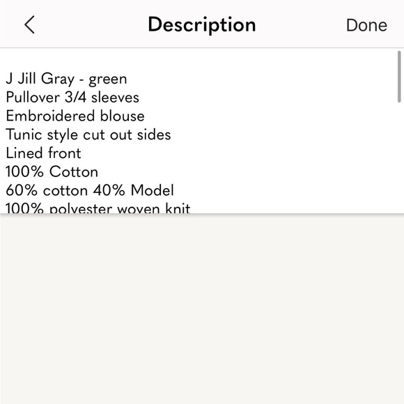 J Jill Light Green Laser Cut Top - Picture 10 of 14